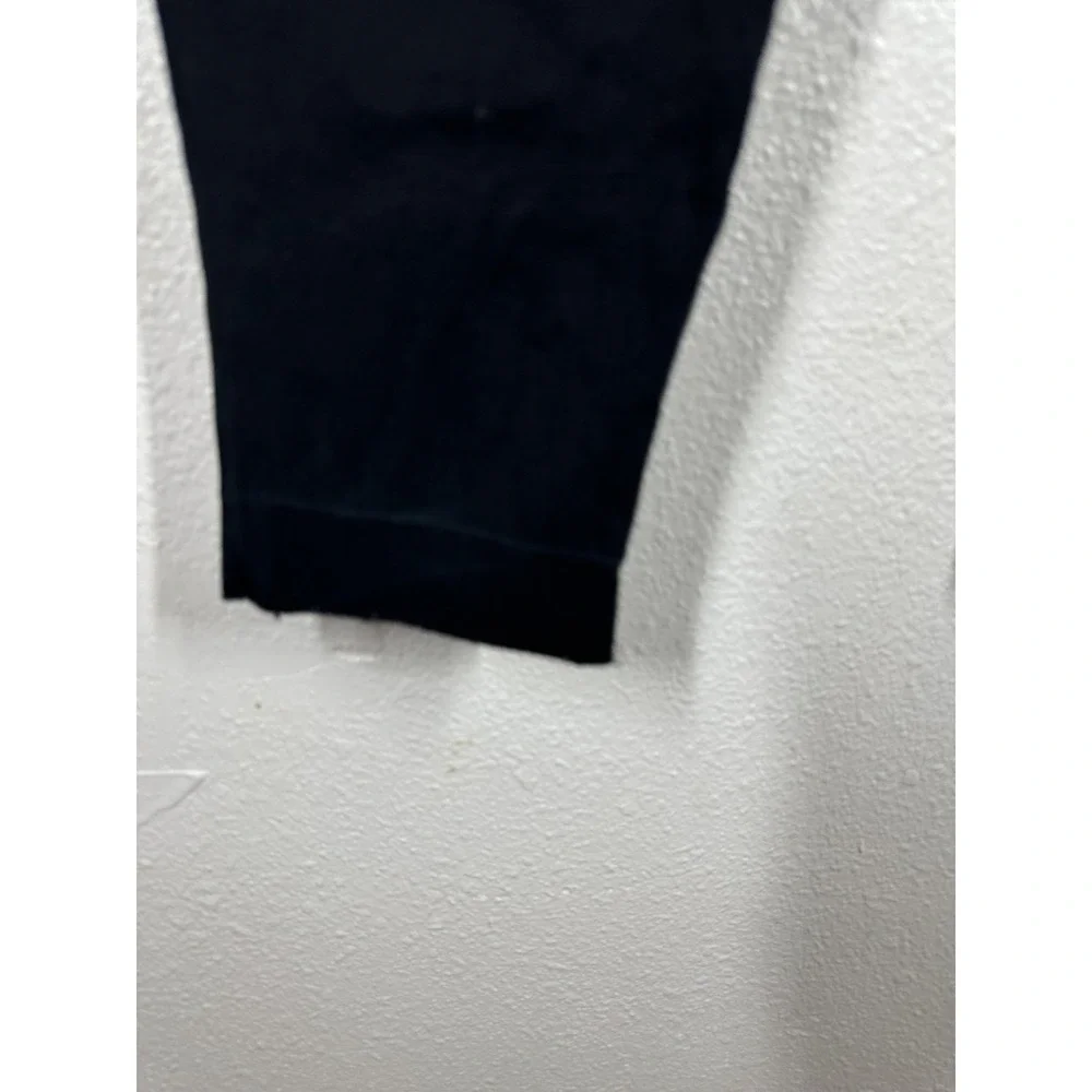 Halogen Taylor Fit Pants Womens 4 Black Ankle Tapered Twill Dress Work‎ Office
